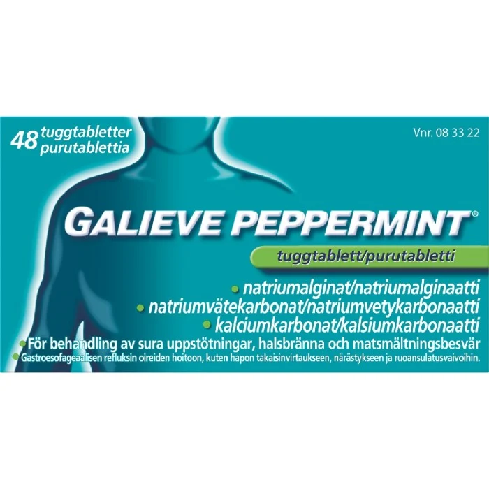 GALIEVE Peppermint tuggtablett 48 st