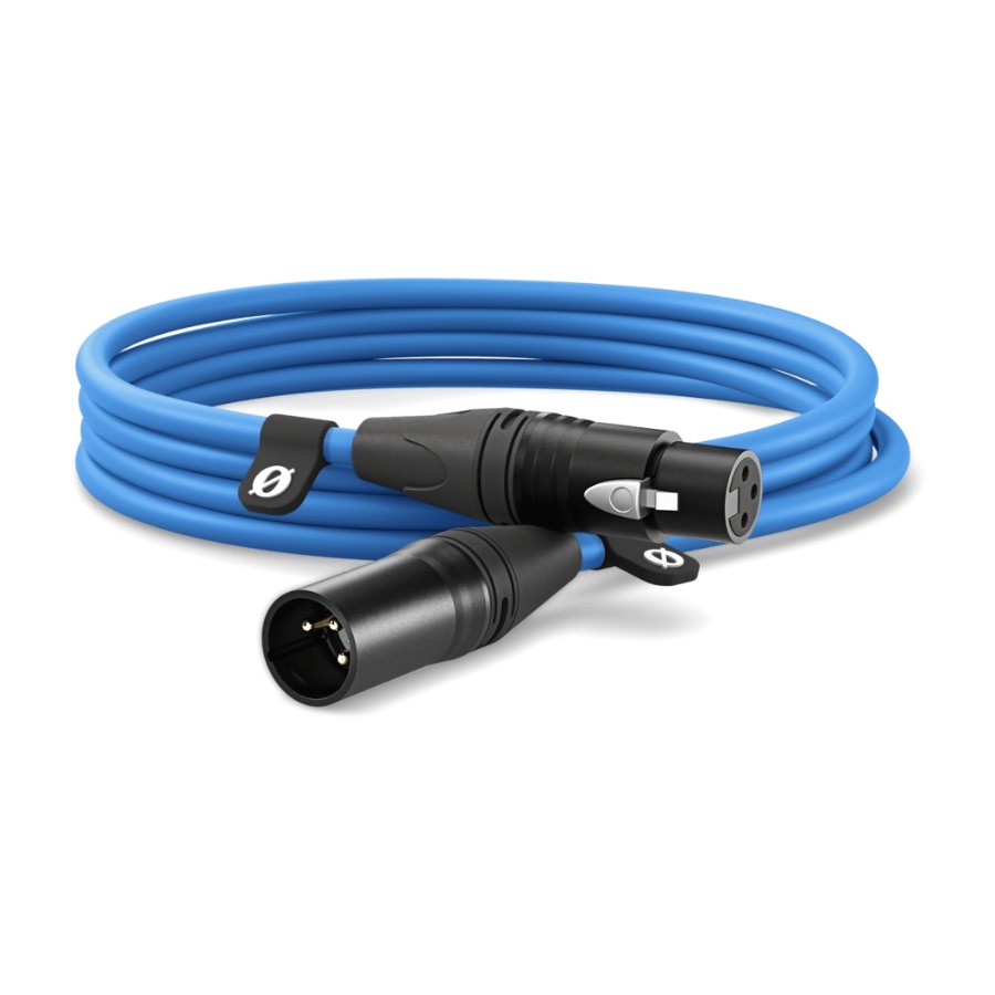 RØDE XLR-kabel 3 m, blå