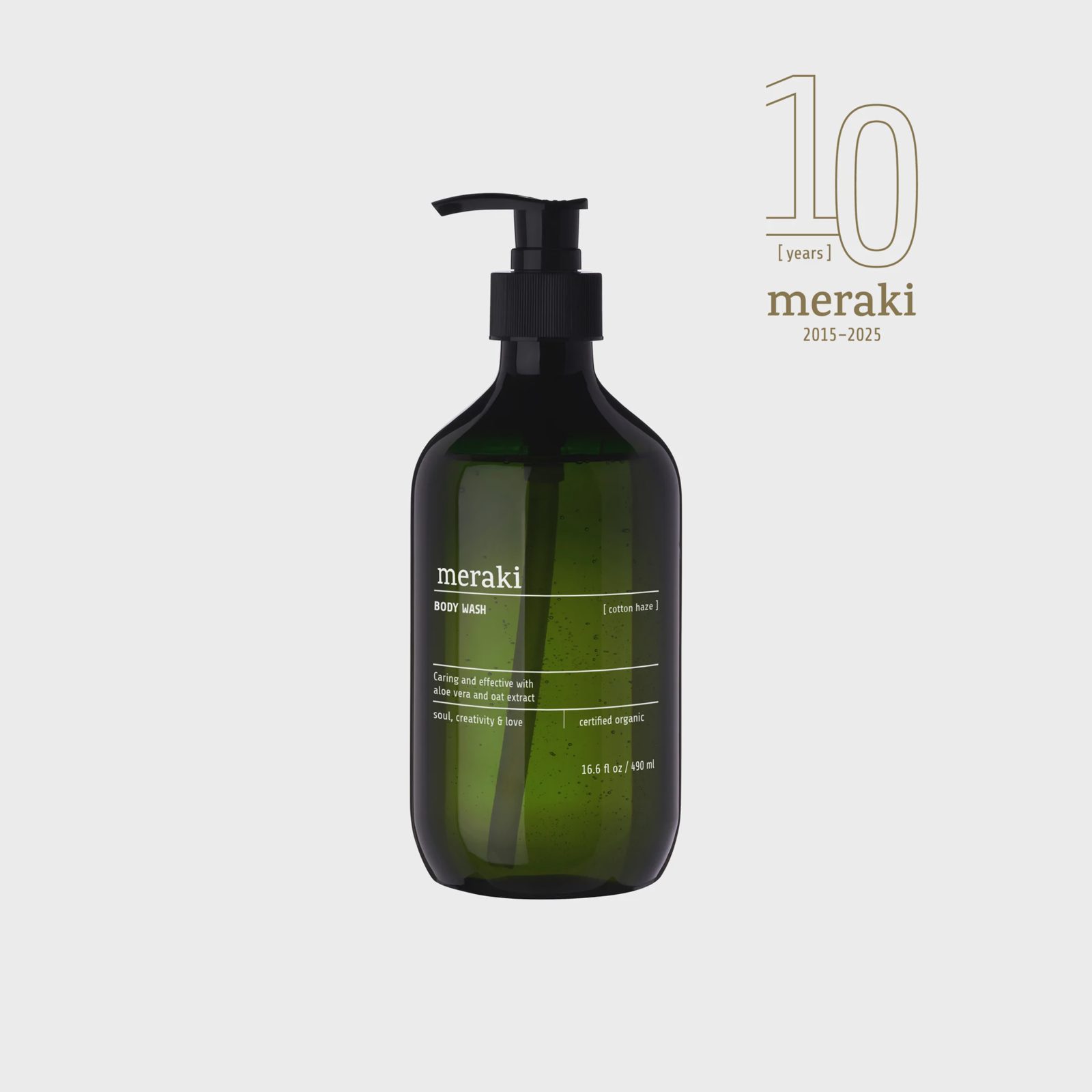 Meraki Cotton Haze Body Wash 490 ml, bild 2