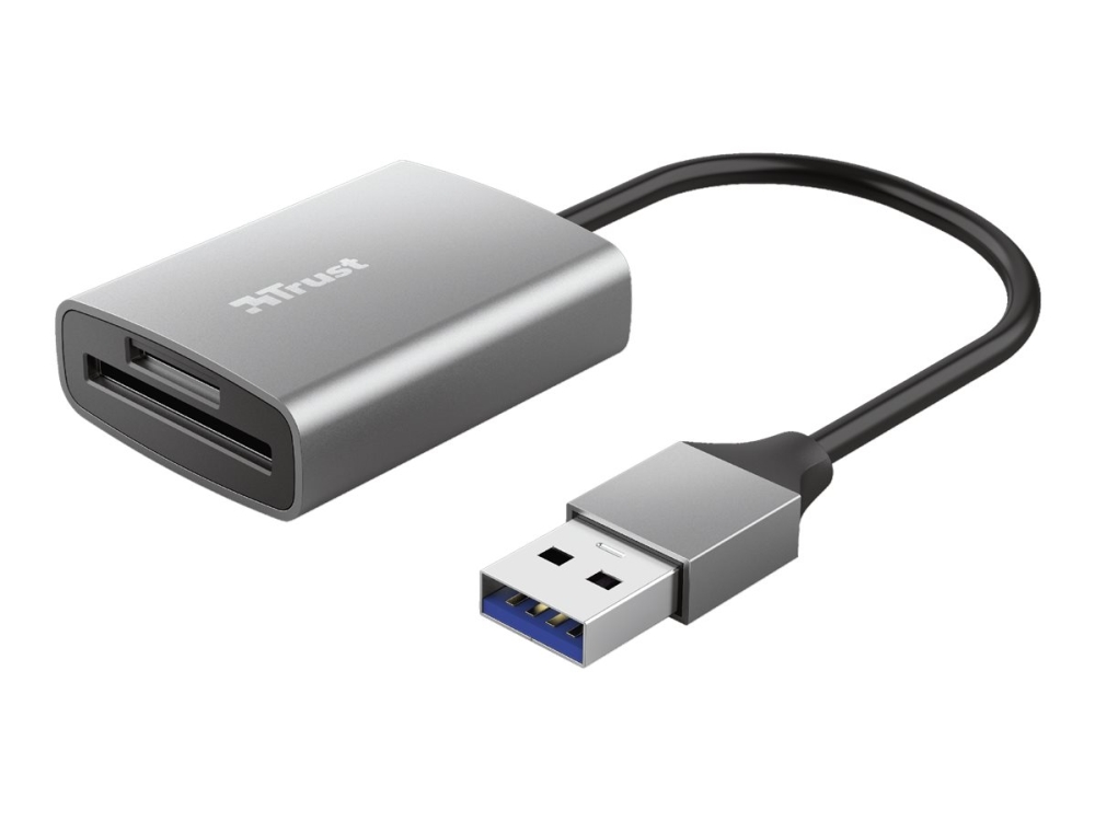 Trust Dalyx - Kortläsare (microSD, SDHC, SDXC) - USB 3.2 Gen 1