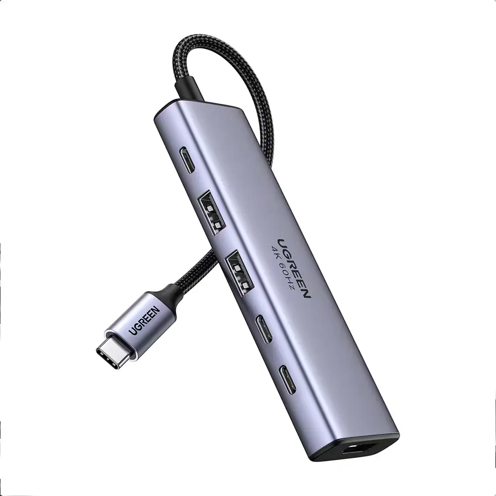 UGREEN CM511 USB-C Hub – 2 x USB-A + 3 x USB-C + HDMI