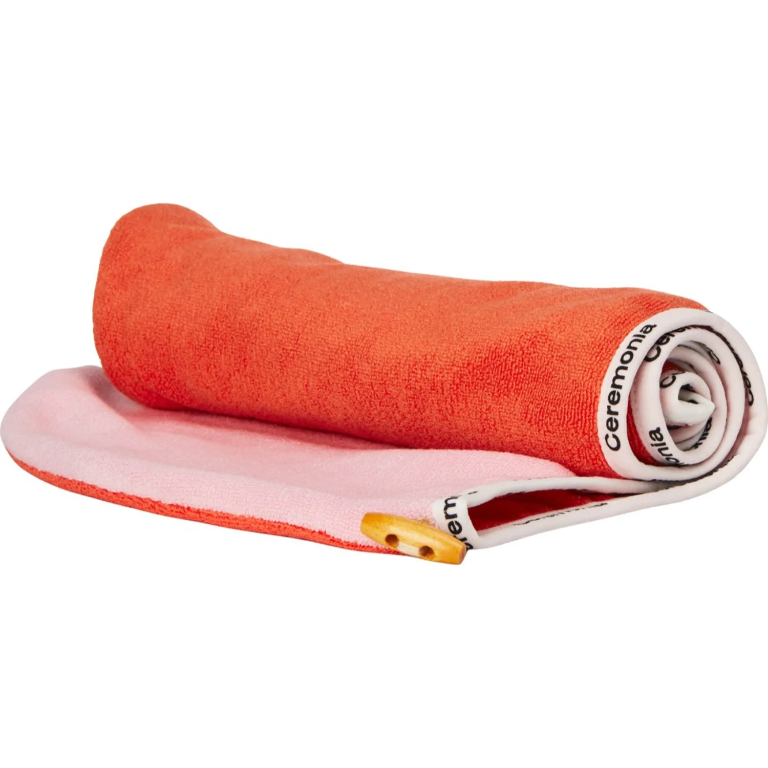 Ceremonia Microfiber Hair Towel Guava
