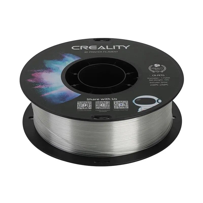 Creality CR-PETG 3D-skrivarfilament 1,75 mm 1 kg transparent, bild 4