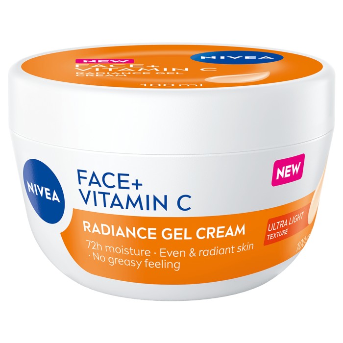 NIVEA FACE+ Vitamin C Radiance Gel Cream 100 ml
