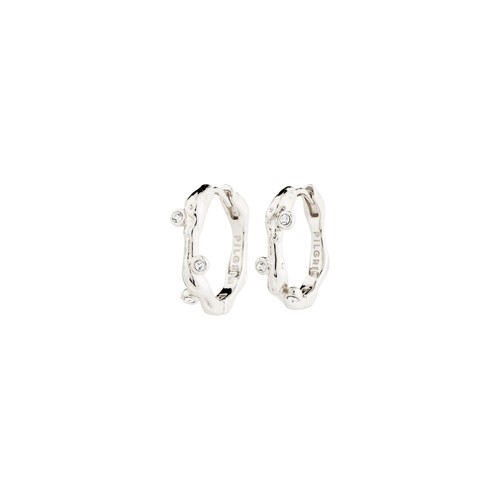PILGRIM - HERMIONE Earrings - Silver Plated - 16 mm