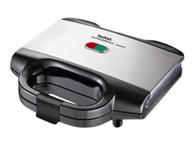 Tefal SM 1552 Ultracompact - Smörgåsgrill - 700 W - rostfritt stål/svart