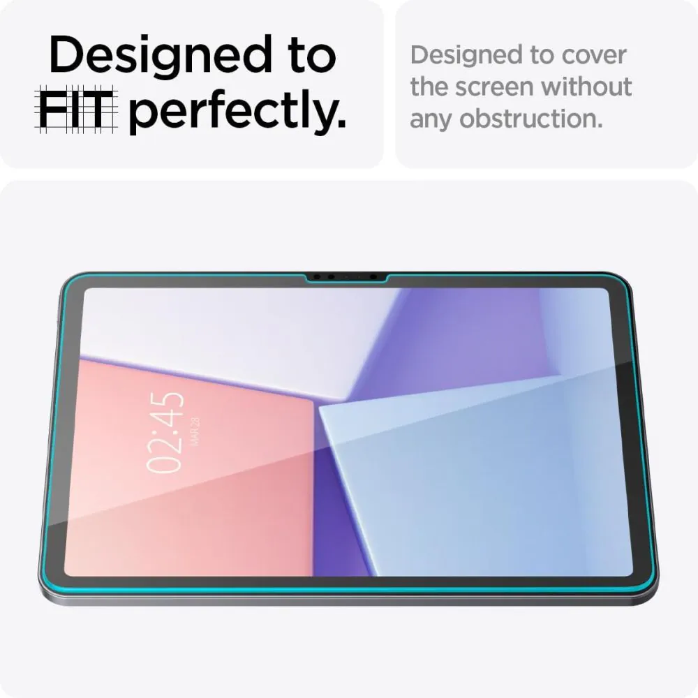 Spigen GLAS.tR EZ Fit - Skärmskydd för surfplatta - glas - för Apple 11-inch iPad Air (M2, M3)