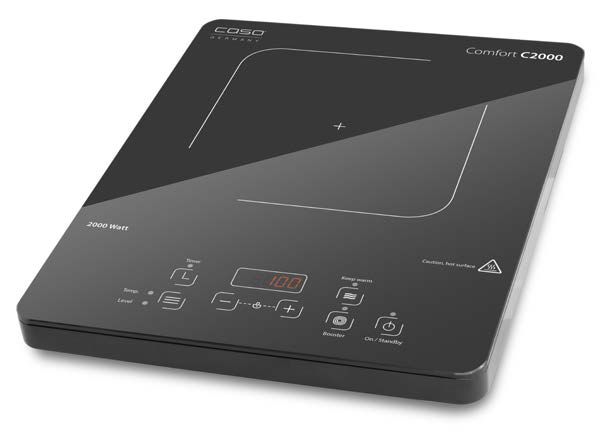Caso Comfort C2000 induktionshäll, 1 zon, svart