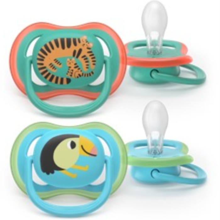 Philips Avent Ultra Air napp, 6–18 m, 2-pack, Blå/Turkos