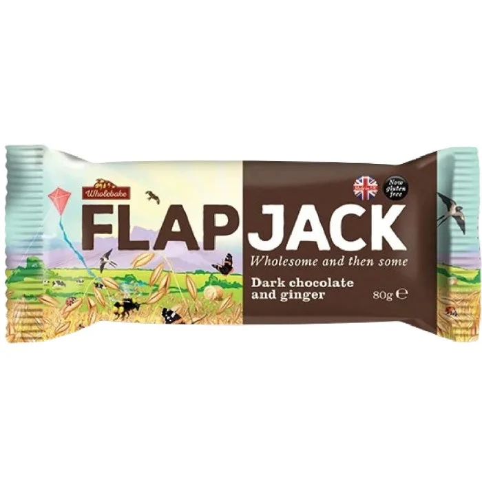 Flapjack Mörk Choklad Ingefära 80 g