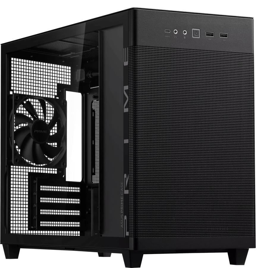 ASUS Prime AP201 TG Svart, bild 4