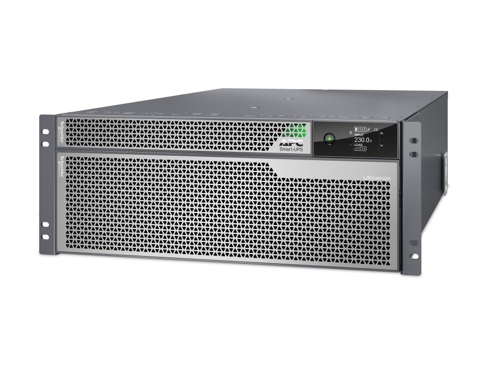 APC Smart-UPS Ultra - UPS (kan monteras i rack) (hög densitet) - online - AC 230 V - 10000 Wh - 10000 VA - litiumjon - utgångskontakter: 12 - 4U - silvergrå