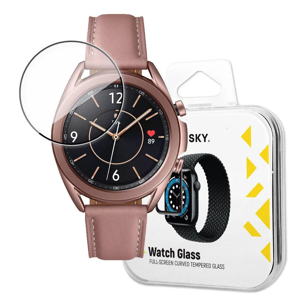 Wozinsky Klockglas Hybridglas för Samsung Galaxy Watch 3 41 mm Svart