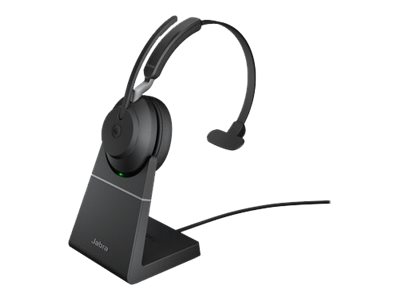 Jabra Evolve2 65 USB-A Trådløst Monoheadset med ladestativ (MS Teams)