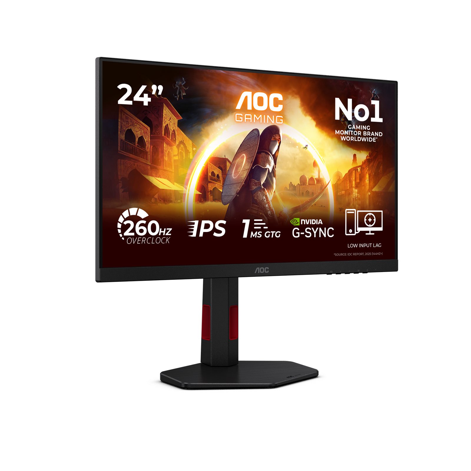 AOC 24G4ZR / 24" /1920x1080 / IPS / 260Hz / 1ms / 2x HDMI,DP, bild 4
