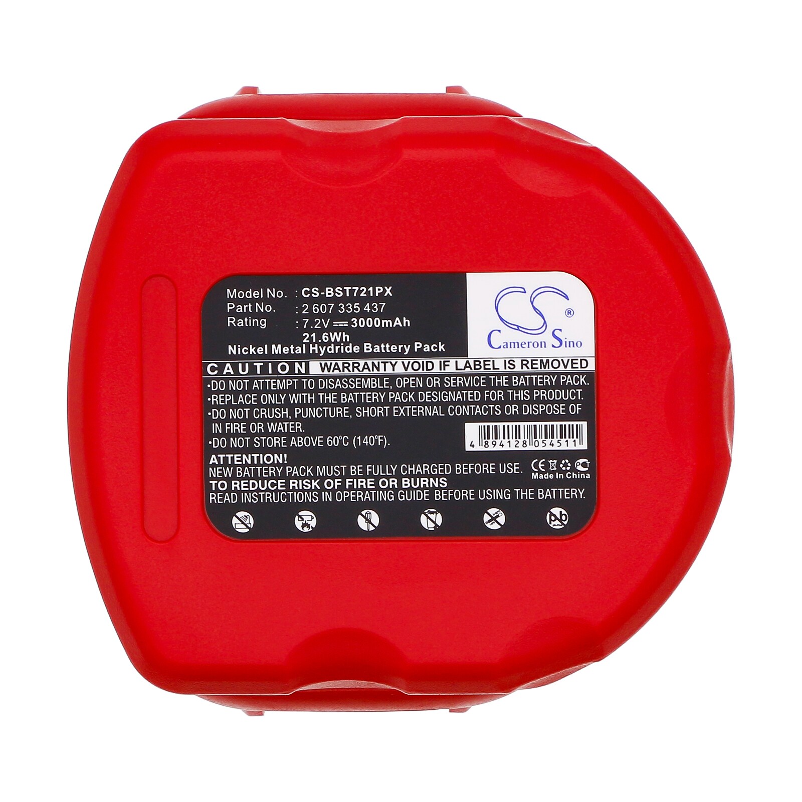 Batteri till Elverktyg för Bosch GSR 7.2-1, GSR7.2-1, GSR7.2-2, bild 2