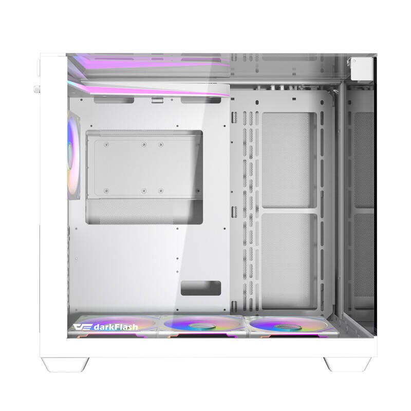 Darkflash TH285 computer case 4 fans (white) - Chassi - Miditower, bild 4