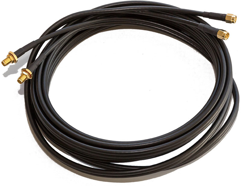 Poynting Twin antennkabel SMA-hane/SMA-hona - 5m
