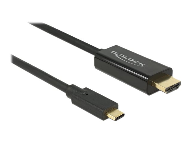Delock - Extern videoadapter - USB-C - DisplayPort - svart - detaljhandel