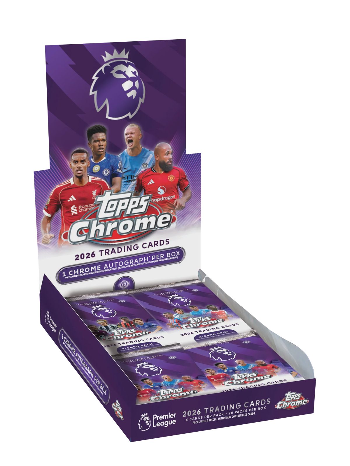 Topps Chrome Premier League 2026 – Hobby Box