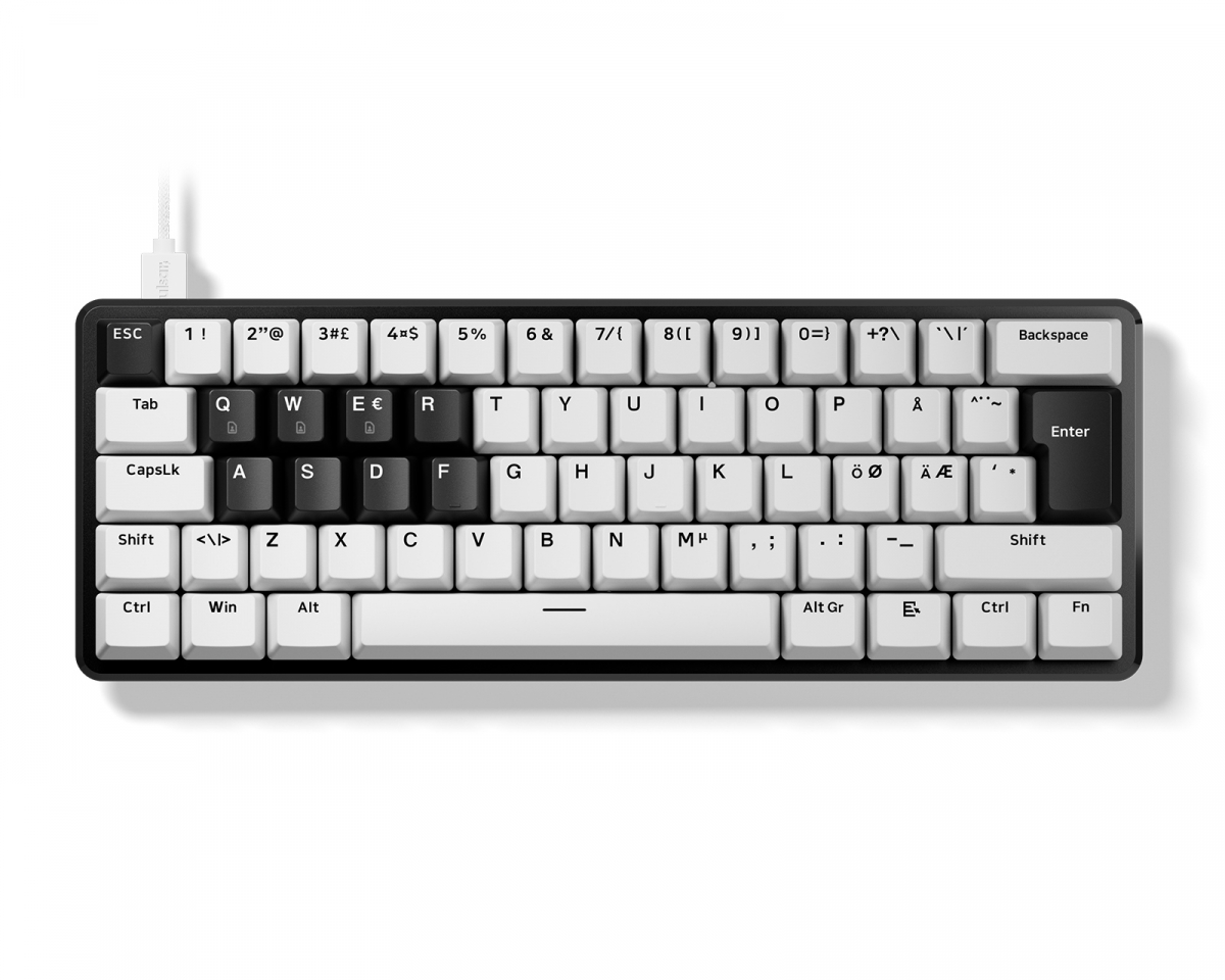 Pulsar PCMK 3 RGB gamingtangentbord (vitt), bild 4