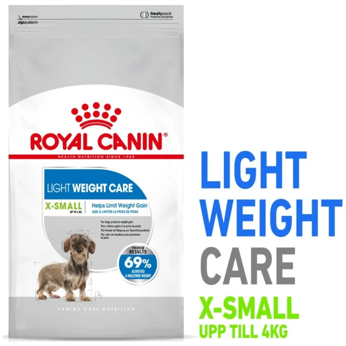Royal Canin Light Weight Care X-Small Adult Torrfoder för hund 1,5 kg