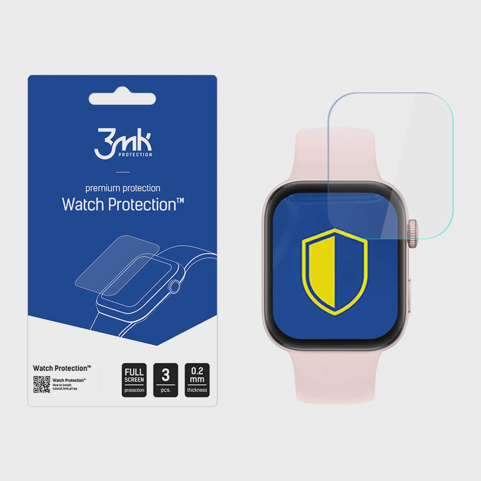 3mk Watch Protection ARC-skyddsfilm för Huawei Watch Fit 3