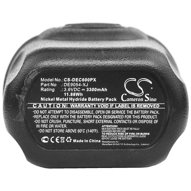 Batteri till Elverktyg för DeWalt DC600 Screwdriver, DC600KA, DC600-GB m.fl., bild 3