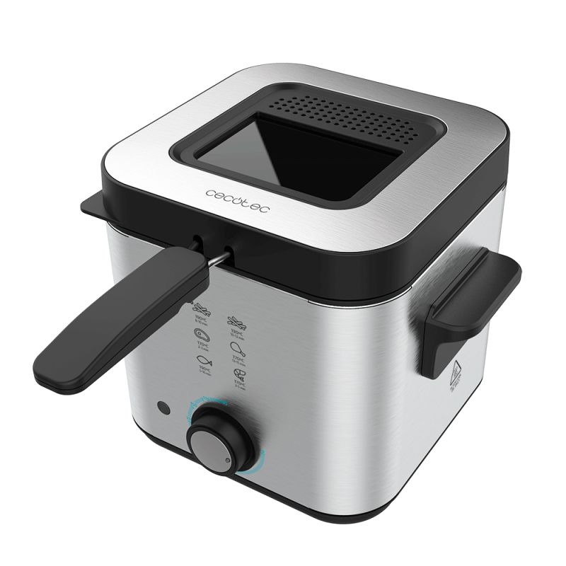 Cecotec CleanFry Infinity 1500, Fritös, 1,5 l, 0,8 kg, 1,5 l, 190 ° C, Single