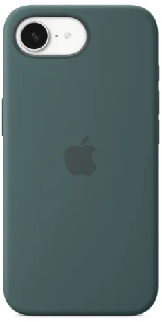 Apple iPhone 16e silikonskal, grön, bild 4