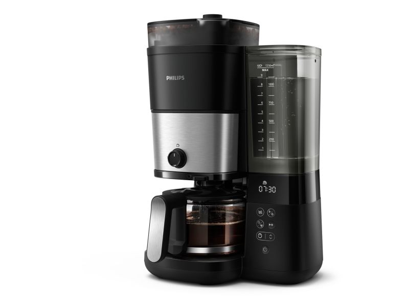 Philips All-in-1 Brew HD7888/01 kaffebryggare med kvarn 1,25 L 1000 W svart, bild 4