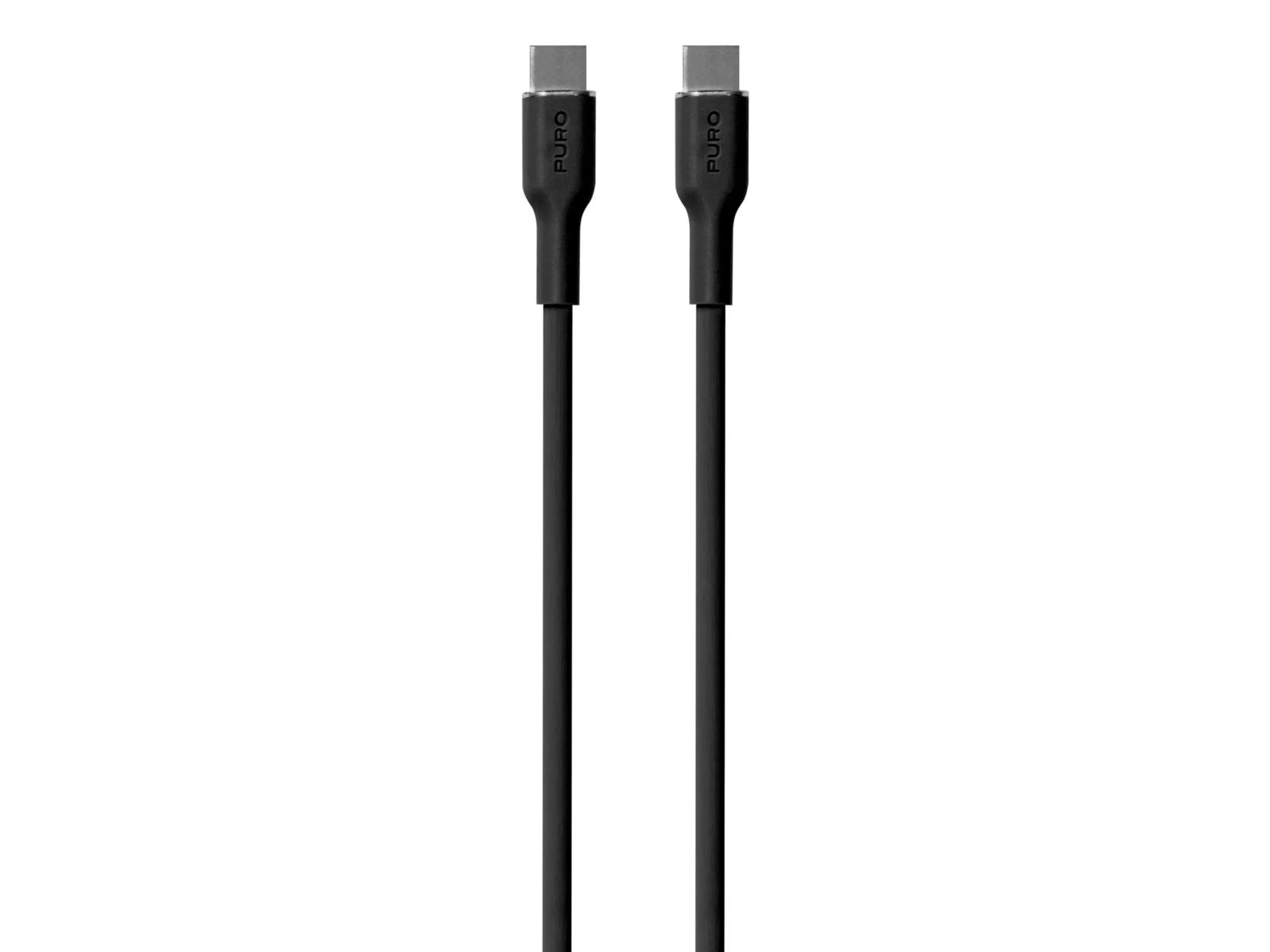 PURO PUUSBCUSBCICONBLK, 1,5 m, USB C, USB C, Sort