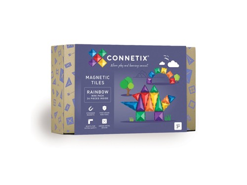 Connetix - Rainbow Mini Pack 24 Pieces - (CT-R-00024-MI), bild 2