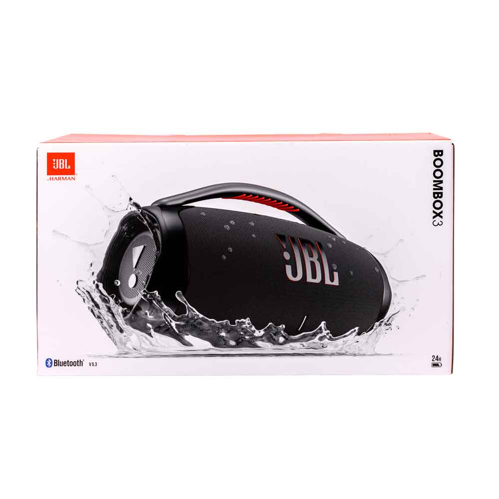 JBL Boombox 3 Bluetooth-högtalare, svart