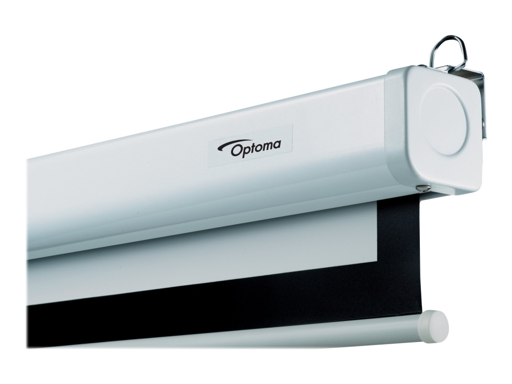 Optoma Panoview Pull Down Manual with CSR DS-9084PMG+ - Projektorduk - takmontering, väggmontering - 84 (213 cm) - 16:9 - Matte White - för Optoma HZ40STx