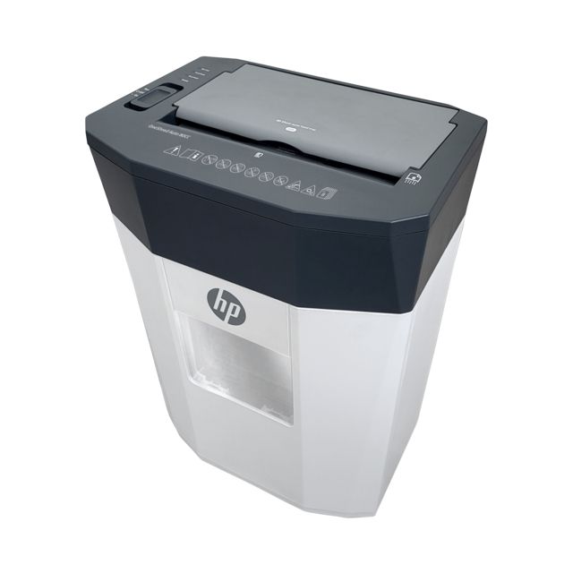 HP OneShred Auto 80CC, Tvärsgående skärning, 22 cm, 4.3 x 12 mm, 15 l, 80 ark, 68 dB