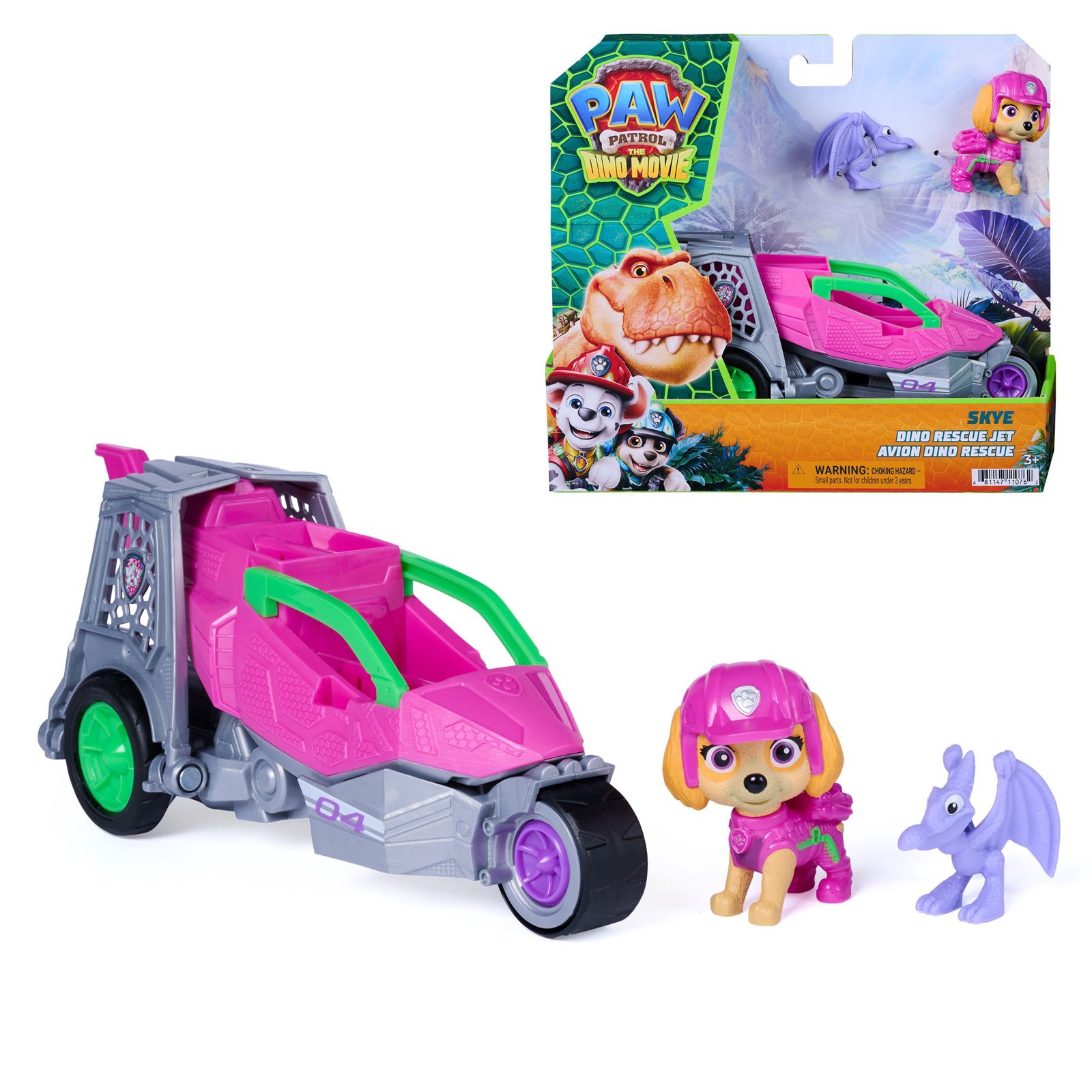 Paw Patrol - The Dino Movie - Skye Dino Rescue Jet, bild 5