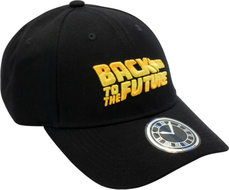 Back to the Future Logo Snapback Keps Svart