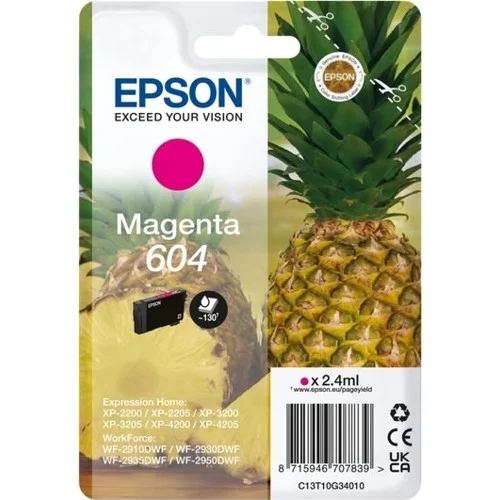 Epson T604, magenta bläckpatron