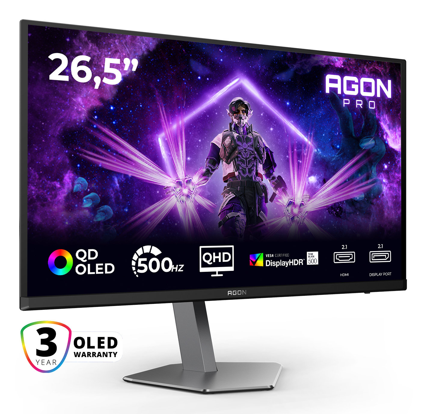 AOC AG276QKD2 26.5" - 2560x1440 OLED 500Hz, bild 4