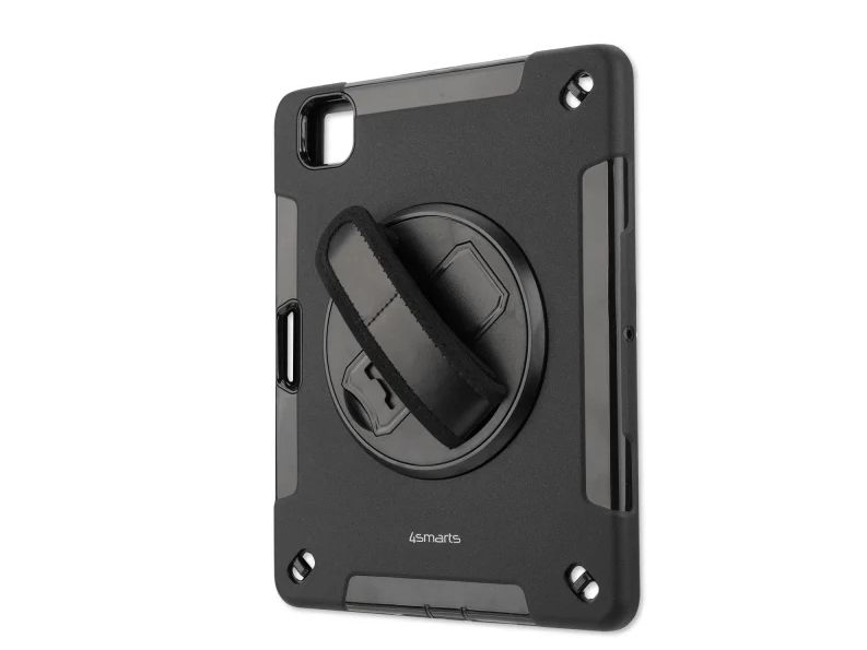 4smarts GRIP - Baksidesskydd för surfplatta - robust - termoplastisk polyuretan (TPU) - svart - 10.2 - för Apple 10.2-inch iPad (7:e generation, 8:e generation, 9:e generation)