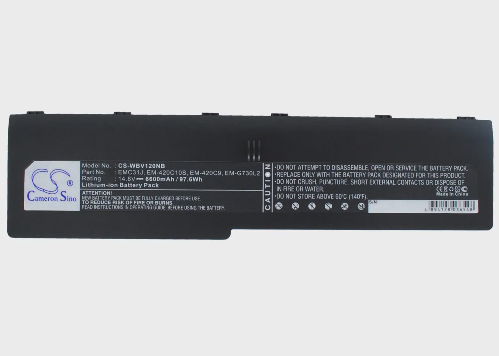Batteri till Notebook, Bärbar dator för Hyperdata Green 732, Green 732e
