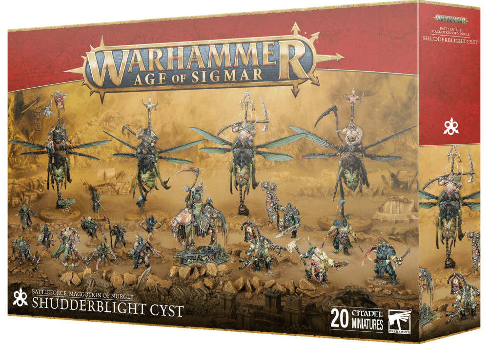 BATTLEFORCE: MAGGOTKIN OF NURGLE SHUDDERBLIGHT CYST