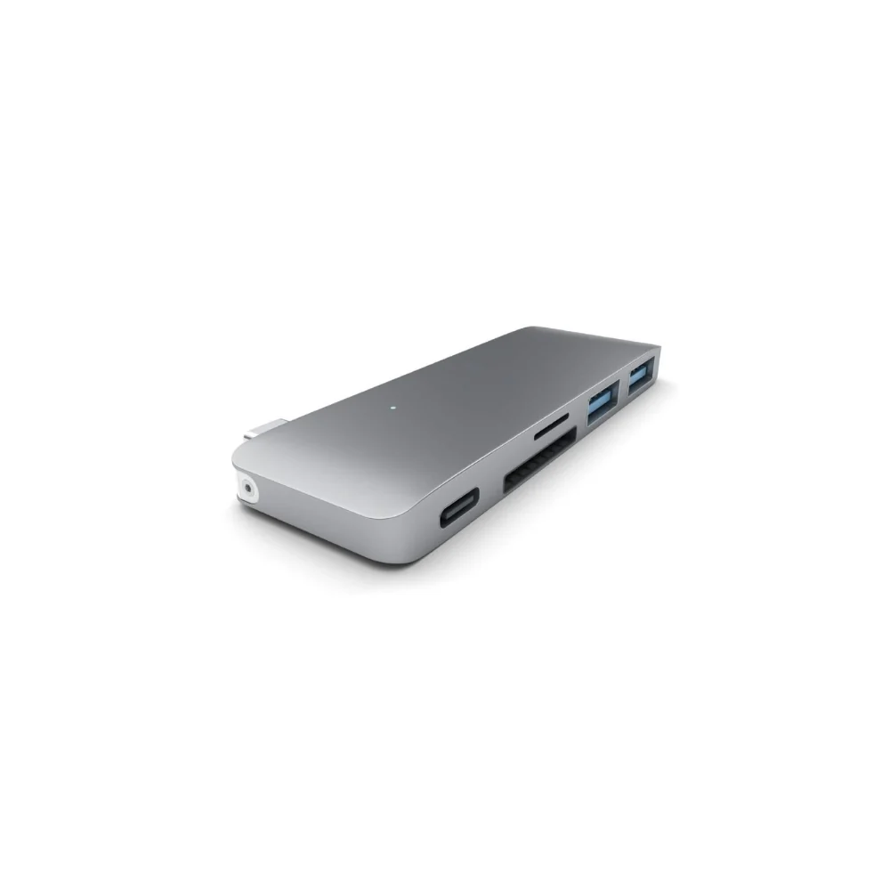 Satechi USB-C Pass Through USB Hub – 3-i-1 hub
