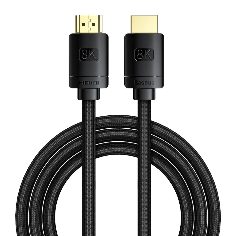 Baseus High Definition Series 8K HDMI-kabel, 2m - Svart