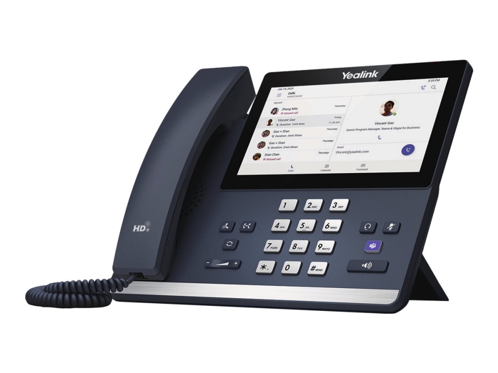Yealink MP56 - VoIP-telefon - med Bluetooth interface - SIP - klassiskt grå
