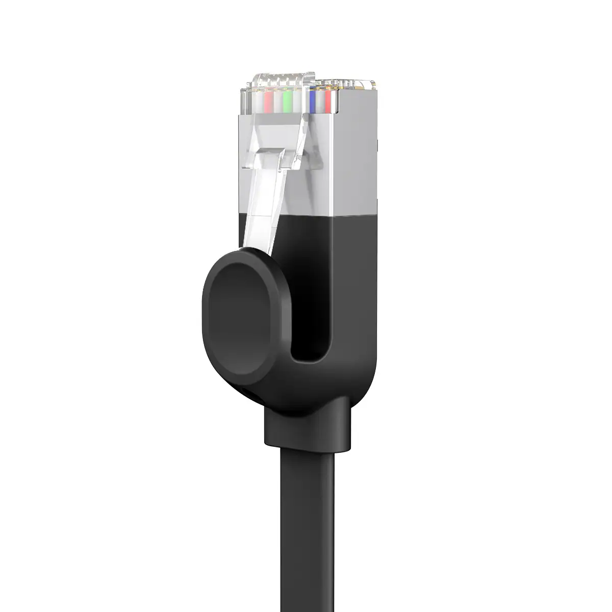 Baseus Höghastighets flat Ethernet CAT6 RJ45 nätverkskabel 1m - svart, bild 5