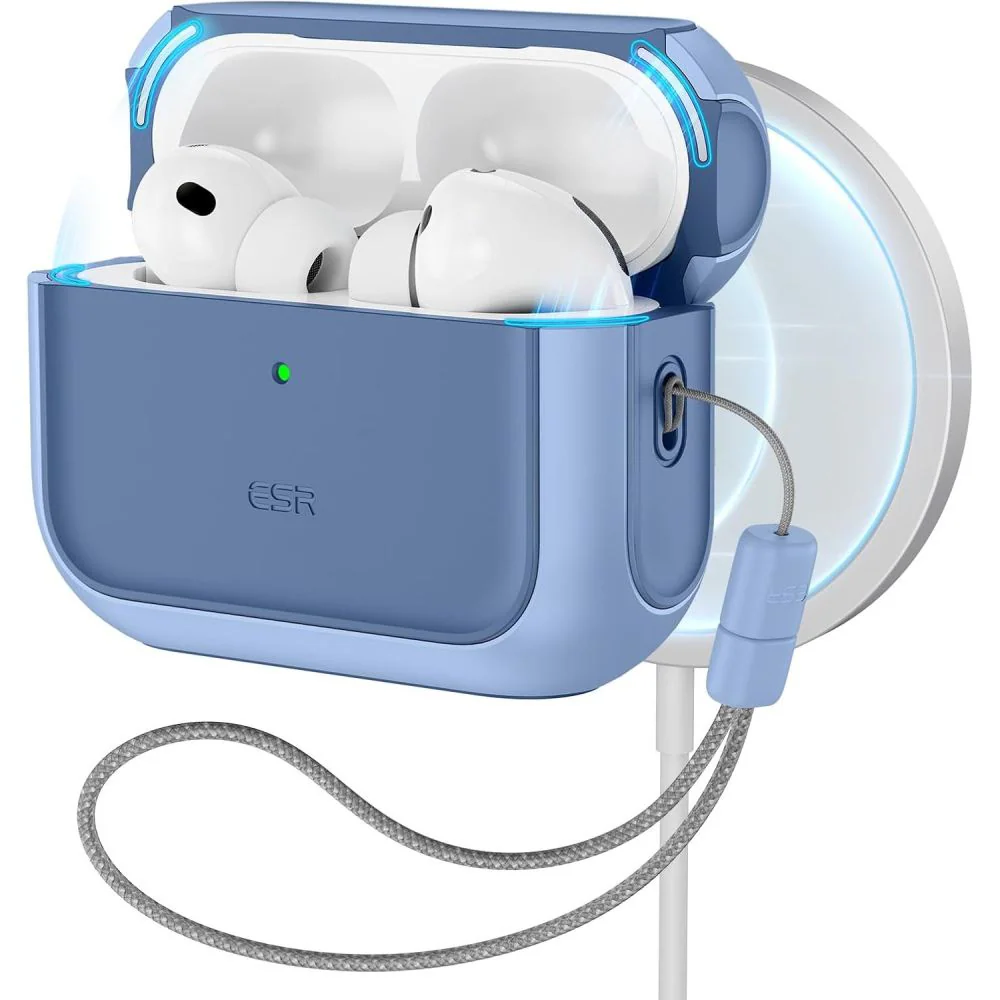ESR Orbit Halolock MagSafe-fodral för AirPods Pro - blå