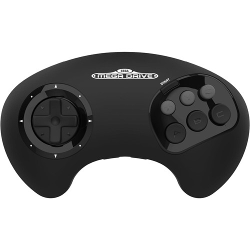 Retro-Bit Sega Mega Drive BIG6 2.4 GHz Wireless Arcade Pad Svart, bild 2
