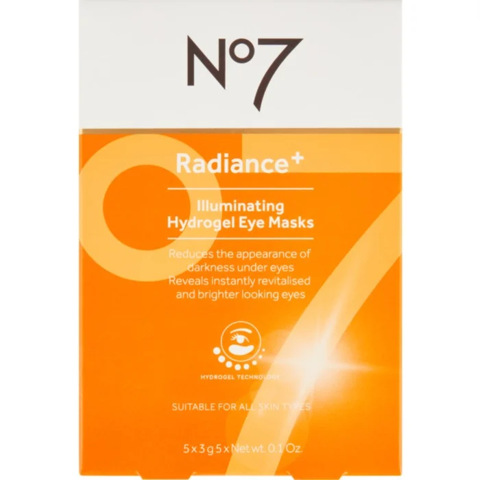No7 Radiance+ Hydrogel Eye Masks 5 pcs 15 g, bild 5
